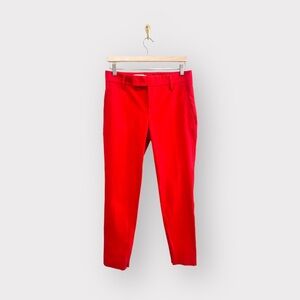 JIL SANDER Red Trouser Pants (Sz 36)